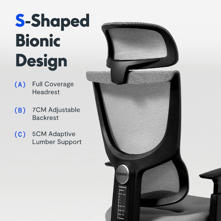 Back support desk discount chair